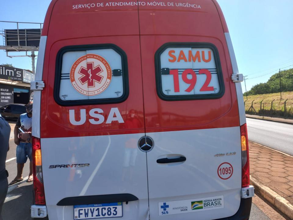 Foto 3 de 7 — Acidente na Via Expressa deixa motociclista em estado gravíssimo